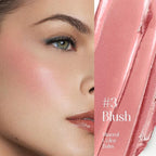 Mineral Color Balm, SPF 35 Multi Color Stick for Lips, Cheeks& Eyes, Blendable Creamy Lightweight Formula, Buildable Shimmer Finish, Multiuse Makeup Stick, Blush