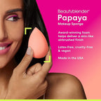 beautyblender® Papaya Blender, Makeup Sponge, Orange, Vegan, Cruelty Free, Drop Shape, 1 in pack