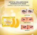 Under Eye Patches (20 Pairs) - Golden Eye Mask with Amino Acid & Collagen, Cooling Eye Care for Wrinkles, Puffy Eyes & Dark Circles, Skincare Treatment for Men & Women