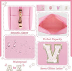 Personalized initial letter patch makeup