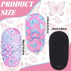 Newcotte 12 Pcs Eye Patch for Kids Girls Boys Reusable Eye Patch for Glasses over the Lens Colorful Eye Patch Toddler Eye Patch Adorable Kids Eye Patches Assorted Eye Patch Cover (Butterfly)