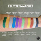 Metallic 12-Color Palette - Luxurious Water-Activated Makeup
