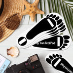 Nuenen 60 Pairs Spray Tan Feet Pads Protectors Disposable Adhesive Spray Tanning Pads Sticky for Sunless Spray Tanning Lasting Tent Protect Foot, 240 Feet