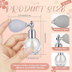 3 Pcs Glitter Spray for Hair and Body,