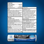 Abreva 10 Percent Docosanol Cold Sore Treatment, Fever Blister and Cold Sore Cream - 0.07 oz plus ChapStick Moisturizer Original Lip Balm - 0.15 oz Value Pack