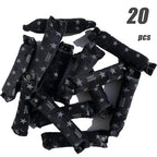 Aimin Hair Heatless Hair Curlers No Heat, Heatless Curls Overnight Blowout Rods, No Heat Hair Curlers To Sleep In, Soft Flexi Rods For Long Hair, Thick Curling Rod Styling Tools(20pcs star black)