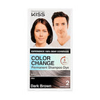 KISS Color Change Shampoo Dark Brown