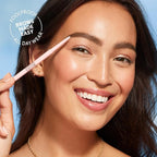 Covergirl Clean Fresh Brow Nano, 600 Dark Brown, Eyebrow Pencil, Ultra-Precise Tip, Waterproof, Transfer-Resistant, Built-In Spoolie, Vegan Formula, 0.001oz