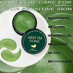 CCbeauty Under Eye Masks, Green Tea Collagen Eye Patches for Puffy Eyes, Dark Circles and Puffiness, Hydrating Mask Skincare, Gel Pads for Eye Bags and Wrinkles Under Eye Treatment,30pairs