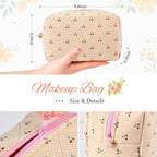 Soidram cute makeup bag quilted
