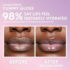 COVERGIRL Clean Fresh Yummy Gloss – Lip Gloss, Sheer, Natural Scents, Vegan Formula - Laugh-vender