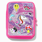 Claire's Y2K Unicorn Pink Bling Makeup Set