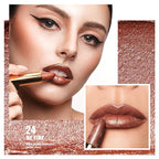 Oulac Lipstick & Lipliner Set 3PCS High Impact Lipcolor with Moisturizing Formula, Vegan Beauty, Full-Coverage Lip Color, Gift Lipstick for Women, 03+08+24