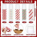 50 Pcs Christmas Peppermint Lip Balms Gifts Bulk Holiday Stocking Stuffers Holiday Treat Gifts Stuffer Goodie Christmas Party Supplies for Kids Women Men