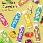 64 Pack Lip Balm, Natural Lip Balm Bulk with Vitamin E and Coconut Oil, Moisturizing Lip Balm for Dry Cracked Lips, Lip Balm for Stocking Stuffers - 8 Flavors