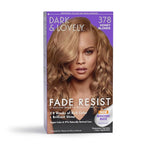 SoftSheen-Carson Dark and Lovely Fade Resist Rich Conditioning Hair Color, Permanent Hair Color, Up To 100 percent Gray Coverage, Brilliant Shine with Argan Oil and Vitamin E, Honey Blonde