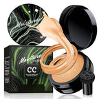 Air Cushion CC Cream Mushroom Head Foundation - Moisturizing BB Creams Foundation, Long-Lasting Waterproof Matte Concealer for Even Skin Tone (Medium Deep, 1 PCS)