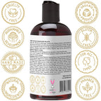 Organic Travel Size Shampoo 2 oz | Fortifying, Strengthening & Rejuvenating | Stops Hair Shedding, Promotes New Hair Growth | Ayurvedic Herbs, Lavender, Ginger, Rosemary, Patchouli & Cloves