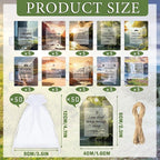 50 Sets Lip Balms Christian Gifts for Women Religious Scripture Bible Verse Inspirational Motivational Small Thank You Gifts for Church Sunday School Vanilla Flavor