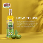 African Pride Olive Miracle Braid Sheen Spray (3 Pack) with tea tree oil and olive oil to protect and moisturize scalp and hair.12oz.