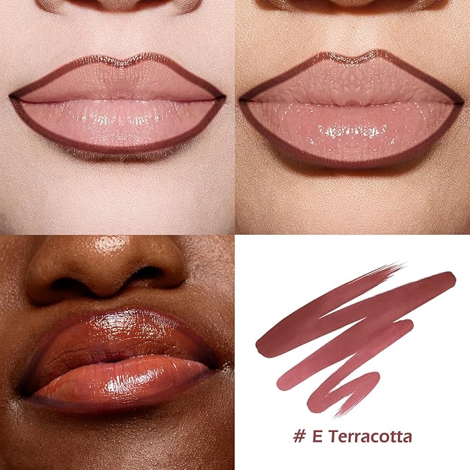 KIMUSE Peel Off Lip Liner Stain, Long Lasting Lip Tint Stain Peel Off, Waterproof, Transfer-Proof, Highly Pigmented Color Peel Off Lip Stain Liner, Matte Finish