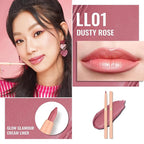 Oulac Waterproof Lipliner Pencil - Smooth and Creamy, Retractable Lip Makeup for Precision Application, Vegan & Cruelty-Free, LL01 Dusty Rose