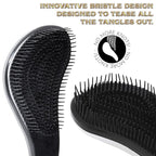 Harry Potter Gifts for Girls Hair Brush for All Hair Types Detangling Styling Women Beauty Accessories Handbag Size Official Product (Silver)