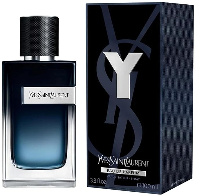 Yves Saint Laurent Y for Men Eau De Parfum Spray 3.3 Fl Ounce (Pack of 1), Clean