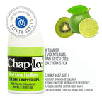 Chap-Ice® | Premium and Traditional Lip Balm for Chapped, Dry, or Windburned Lips | Pocket Size Display with Assorted Flavors - Cherry, Citrus Orange, Kiwi Lime - 50 Mini Sticks (0.10oz/3g)