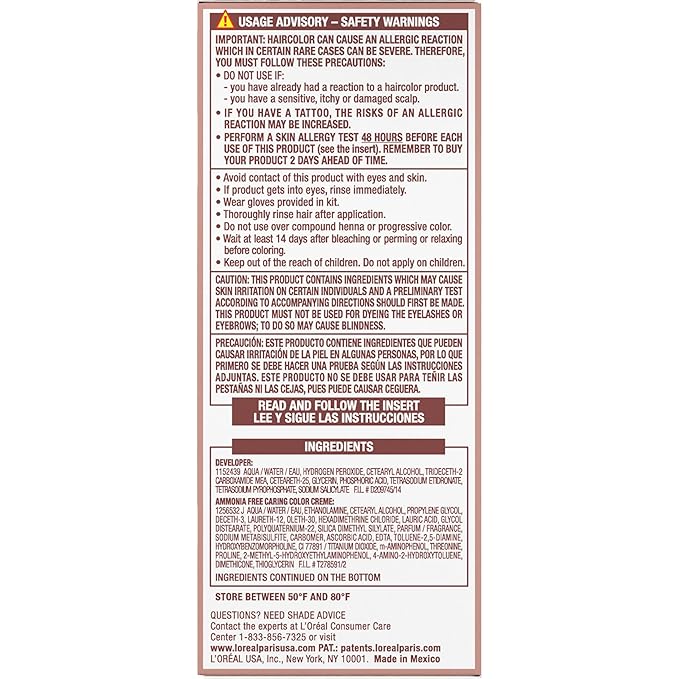 L’Oreal Paris Excellence Universal Nudes Permanent Hair Color, Ammonia Free Hair Dye for Gray Hair Coverage, 7N Natural Dark Blonde, 1 Hair Dye Kit