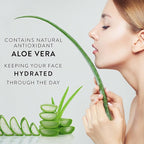 Face Self Tanning Water Aloe Vera 150ml - Self Tan Face Mist, Face Tan, Vegan, DHA Natural Tanning Active no biscuit smell, Tropical smelling