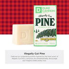 Duke Cannon Supply Co. Big Brick of Soap Bar for Men Holiday Edition - Illegally Cut Pine (Fresh Split Pine Scent), 10 oz. (6 Pack)