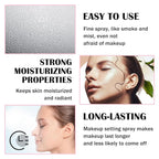 2PCS Makeup Setting Spray for Face,Waterproof Setting Spray for Makeup,Long Lasting Oil Control Finishing Holding Face Mist,Refreshing Hydrating Glossy and Matte Fixing Facial Mist Make Up Set A2