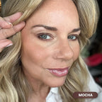 PrimeEyes Glide Eyeliner for Mature Women – Waterproof, Long-Stay and Mess-Proof – Gel Creme Texture, Discreet Sharpener and Effective Smudger (Mocha Shimmer)