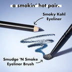 e.l.f. Smudge 'N Smoke Eyeliner Brush, Multi-Use Eyeshadow & Eyeliner Brush For Creating A Perfect Smoky Eye, Vegan & Cruelty-Free