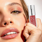 Hydrating Lip Glow Oil Long-Lasting Nourishing Lip Gloss Moisturizing Non-Sticky Plumping Lip Stain Tinted Cherry Oil Lip Care (Golden)