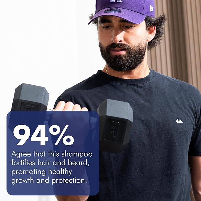 Argan Oil + Bamboo Extract 3-in-1 Shampoo Bar for Men - For Hair, Beard & Body - Deep Clean, Nourishing & Frizz Control - Natural, Paraben & Sulfate-Free - Made in USA - 4.5oz (Pack of 2)