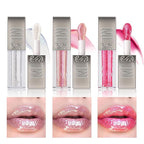 3 PCS High Shine Glitter LipGlossey,Diamond Glitter Lip Gloss Long Lasting Moisturizing Lip Gloss Non-sticky Glossy Glitter Liquid Lipstick for Women,girls 0.33fl oz