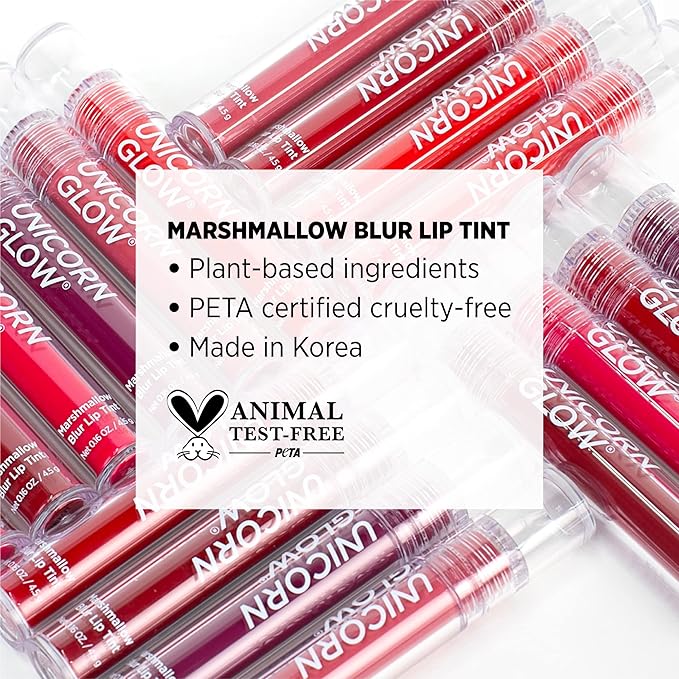 UNICORN GLOW MARSHMALLOW BLUR LIP TINT 01 YOUTH GLOW
