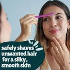 Dermaplane Oil, Face Shaving Oil for Women with Combination Skin - Lightweight & Natural Facial Shave Oil - Use with a Dermaplaning Tool, Razor, Shaver or Microblade for Close Shave 4 oz by Ouiloe