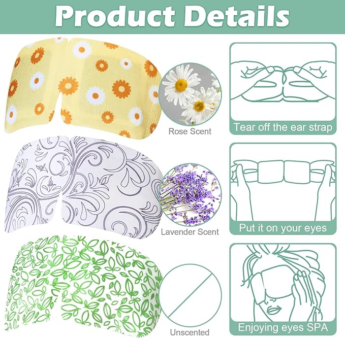 96 packs steam eye mask