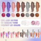 Lip Gloss Making Kit, 58PCS DIY Lip Gloss Kit, Lipgloss Making Kit for Women, Beginner, Girls, Moisturizing Lipgloss Base Moist, Double-Ended Tubes, Jojoba Oil, Tween Girls Gift Trendy Stuff