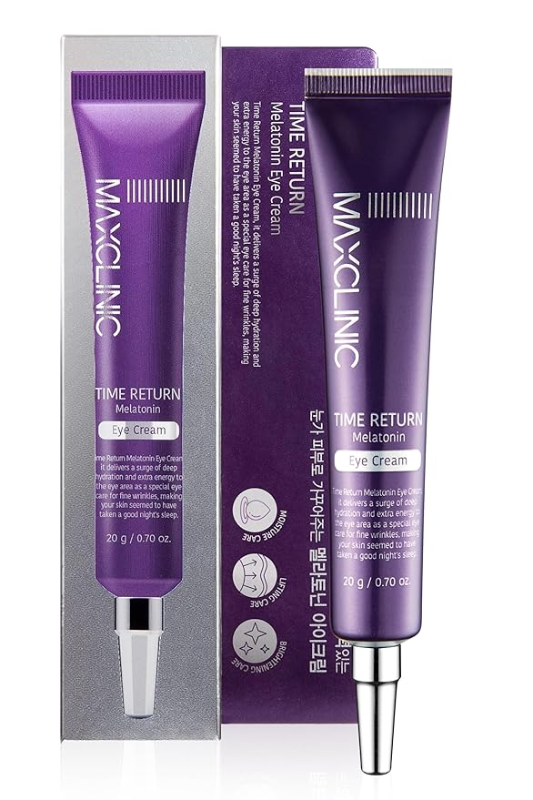 Time Return Melatonin Eye Cream for Dark Circles & Fine Lines | Clarifying Eye Cream for Bags Under Eyes | Firming Eye Cream for Fine Lines| Moisturizing Eye Cream for Eye Care (0.70 oz)