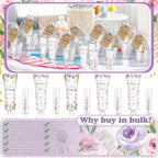 50 Sets 200 Pcs Baby Shower Hand Lotion and Lip Balm Gift Theme Baby Shower Party Favors Travel Size Hand Lotion and Lip Balm Bulk with Organza Bags Tags(Butterfly)