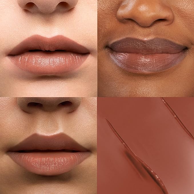 Julep So Plush Plumping Lip Gloss - Not Sorry - High-Shine Hydrating Lightweight Lip Color - Non-Sticky Formula - Vitamin E Soothes and Repairs Lips and With a Trace Creamy Lip Liner, Sweet Truffle