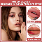 AWCCXMYM 5 Colors Peel Off Lip Stain Lip Long