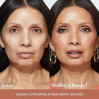 LAURA GELLER NEW YORK Baked Blush-n-Bronze Marbleized 2-in-1 Sculpting Bronzer Blush - Tawny Bronze - Contour Face with a Radiant Flush