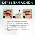 Ardell Strong Hold Lash Glue, Black - Professional Waterproof Lash Adhesive for Strip Lashes with Precision Brush, Fast-Drying 24-Hour Lift-Proof Formula, 1-Pack