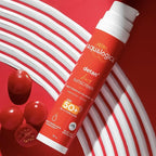 Detan+ Dewy Face Sunscreen with SPF 50+ & PA++++ | Broad Spectrum Protection & No White Cast | Fights Sun Damage with Cherry Tomato & Hyaluronic Acid | 1.76 Oz/50g