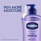 Vaseline Intensive Care Calm Healing Body Lotion 3 count for Dry Skin Made with Ultra-Hydrating Lipids and Lavender Extract to Heal and Restore Dry Skin 20.3 oz